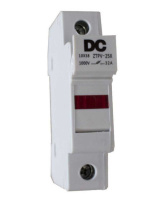 Portafusibles 10x38 1000V