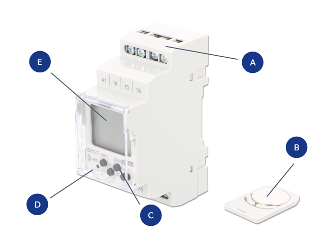 Temporizador programable NFC Temporizador programable NFC