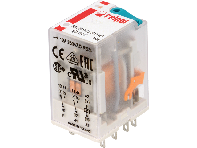 Relés de alta clase de la marca Relpol