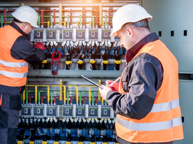 Comprobación de los niveles de tensión eléctrica