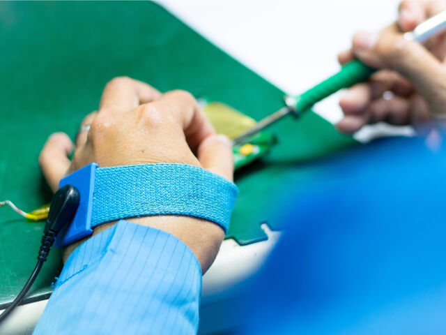 Muñequera de puesta a tierra ESD