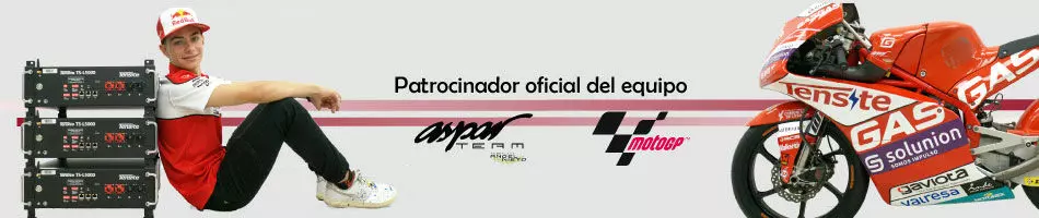 Batería de litio Tensite y Aspar Team